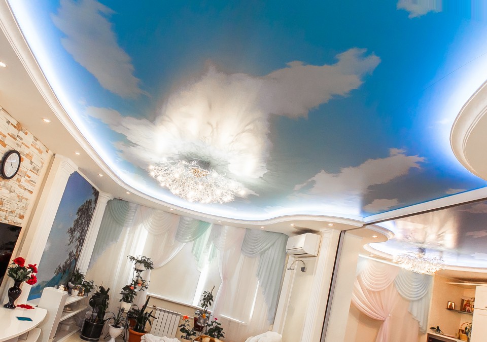 Заказать потолок с фотопечатью в г. Озёрск
